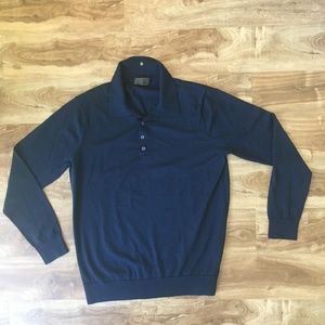 G/FORE Navy Blue 100% Merino Wool Sweater